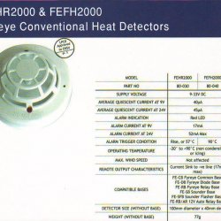 دتکتور حرارتی زتا Zeta FEHR2000 FEFH2000